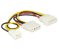Delock Przejściówka Molex - Molex + 3pin. - 313156 - zdjęcie 1